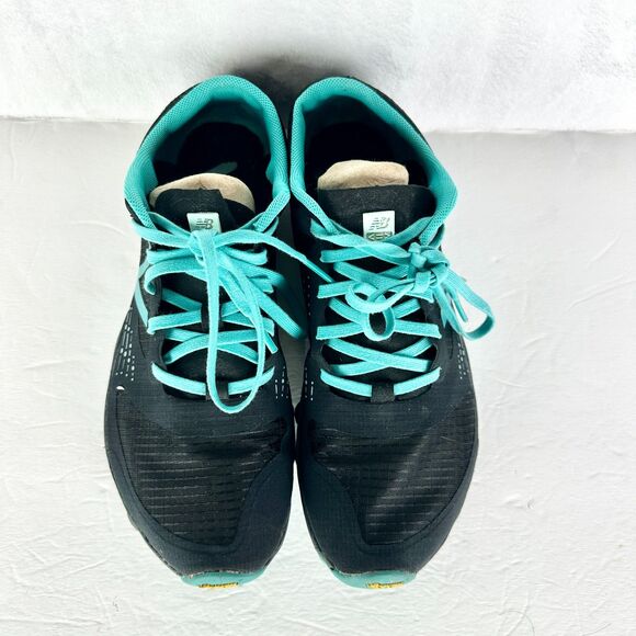 New Balance Womens Minimus Zero Trail Running Shoe Size 8.5 Vibram Black Teal - Picture 4 of 8